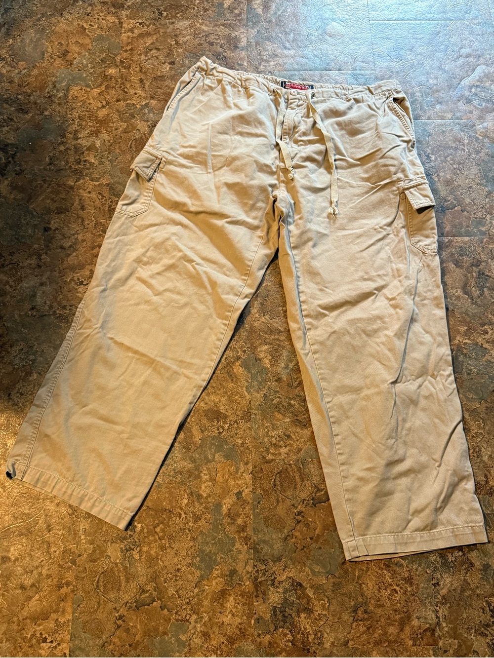 Relaxed Fit Men's Cargo Pants in Light Tan North Peak xL